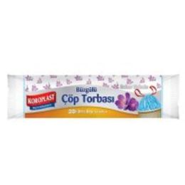 Koroplast 20'li Büzgülü Çöp Torbası