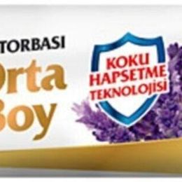 Koroplast 25x15'li Lavanta Büzgülü Orta Boy Çöp Torbası