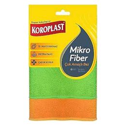 Koroplast 2'li 4 Adet Mikrofiber Çok Amaçlı Bez