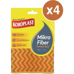Koroplast 36x38 cm 4 Adet Mikrofiber Temizlik Bezi