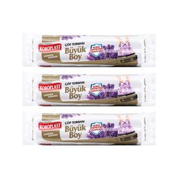 Koroplast 3x10'lu 65x70 cm Koku Hapseden Lavanta Büzgülü Büyük Boy Çöp Torbası