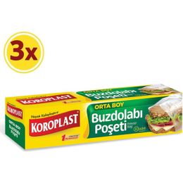 Koroplast 3x30 Adet Orta Boy Buzdolabı Poşeti