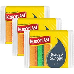 Koroplast 3x5 Adet Bulaşık Süngeri
