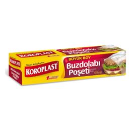 Koroplast 4x20'li 30x45 Büyük Buzdolabı Poşeti