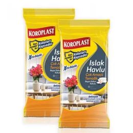 Koroplast Çok Amaçlı Ferah Kokulu 2x30 Adet Islak Havlu