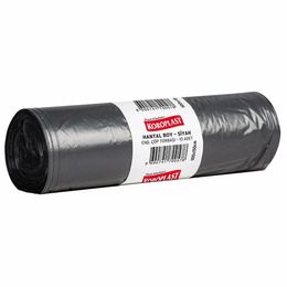 Koroplast Eko Endüstriyel Hantal Siyah 100x150 cm Çöp Torbası