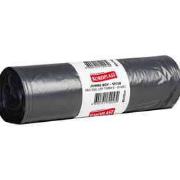 Koroplast Eko Endüstriyel Jumbo Boy 80 cm x 110 cm Siyah Tek Rulo Çöp Torbası