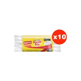 Koroplast Güçlü Küçük Boy 10x30'lu Çöp Torbası