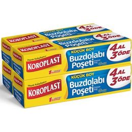 Koroplast Küçük Boy 4 Al 3 Öde 2x160'lı Buzdolabı Poşeti