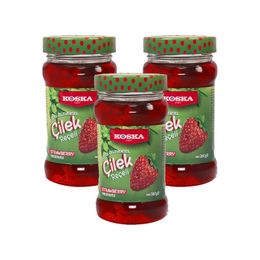 Koska 3x380 gr Cam Çilek Reçeli