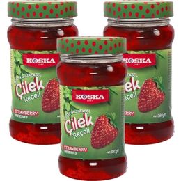 Koska 3x380 gr Cam Çilek Reçeli