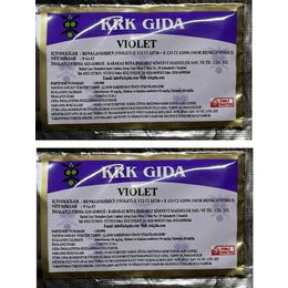 Krk Gıda 2x9 gr Toz Mor Renklendirici Gıda Boyası