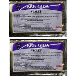 Krk Gıda 2x9 gr Toz Mor Renklendirici Gıda Boyası