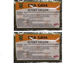 Krk Gıda 2x9 gr Toz Turuncu Renklendirici Gıda Boyası