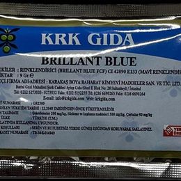 Krk Gıda 9 gr Indigo Carmine Koyu Mavi Gıda Boyası