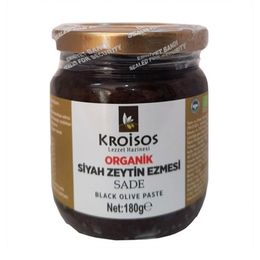 Kroisos 180 gr Organik Siyah Zeytin Ezmesi