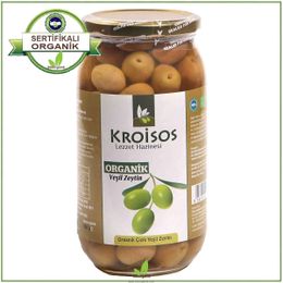 Kroisos 600 gr Çizik Yeşil Zeytin