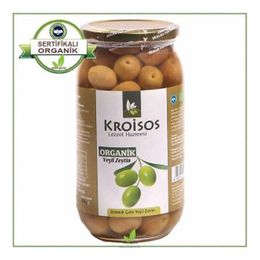 Kroisos 600 gr Çizik Yeşil Zeytin