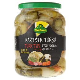 Kühne 680 gr Türk Tipi Karışık Turşu