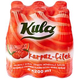 Kula Karpuz Çilek 200 ml Maden Suyu
