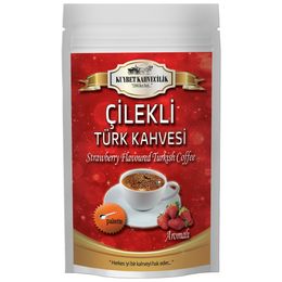 Kuybet Kahvecilik 200 gr Çilekli Türk Kahvesi