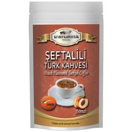 Kuybet Kahvecilik 200 gr Şeftalili Türk Kahvesi