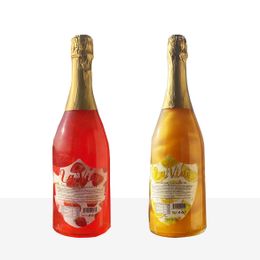 La Via 750 ml Çilek & Limon Aromalı Simli Alkolsüz Şampanya