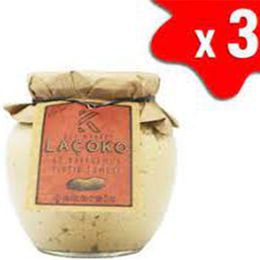 Laçoko 1.05 kg Şekersiz Katkısız Glutensiz Vegan Doğal Az Kavrulmuş Yer Fıstığı Ezmesi