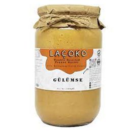 Laçoko 1.1 kg Şekersiz Katkısız Glutensiz Vegan Doğal Çifte Kavrulmuş Yer Fıstığı Ezmesi