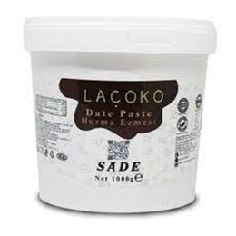 Laçoko 1 kg Kova Şekersiz Glutensiz Vegan Doğal Hurma Ezmesi