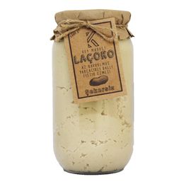 Laçoko 1 kg Şekersiz Katkısız Glutensiz Doğal Az Kavrulmuş Parçacıklı Ballı Yer Fıstığı Ezmesi