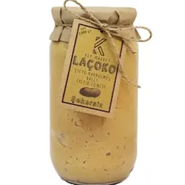 Laçoko 1 kg Şekersiz Katkısız Glutensiz Doğal Çifte Kavrulmuş Ballı Yer Fıstığı Ezmesi
