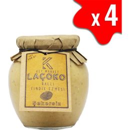 Laçoko 1400 gr Şekersiz Katkısız Glutensiz Doğal Ballı Fındık Ezmesi