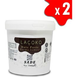 Laçoko 2 kg Kova Şekersiz Katkısız Glutensiz Vegan Doğal Hurma Ezmesi