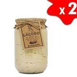 Laçoko 2 kg Şekersiz Katkısız Glutensiz Az Kavrulmuş Parçacıklı Ballı Fıstık Ezmesi