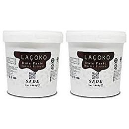 Laçoko 2 kg Şekersiz Katkısız Glutensiz Vegan Doğal Hurma Ezmesi
