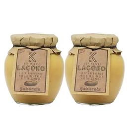 Laçoko 2x350 gr Çifte Kavrulmuş Parçacıklı Ballı Fıstık Ezmesi