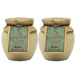 Laçoko 2x350 gr Doğal Az Kavrulmuş Çiğ Parçacıklı Extra Crunchy Fıstık Ezmesi