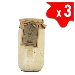Laçoko 3 kg Doğal Az Kavrulmuş Çiğ Ballı Yer Fıstığı Ezmesi