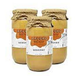 Laçoko 3 kg İsme Kişiye Özel Şekersiz Katkısız Glutensiz Vegan Doğal Çifte Kavrulmuş Fıstık Ezmesi