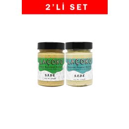 Laçoko 320 gr Çikolatalı Fıstık Az Kavrulmuş Parçacıklı Fıstık ve Sade Fındık Ezmesi