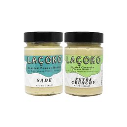 Laçoko 320 gr Deneme Serisi Az Kavrulmuş Fıstık ve Az Kavrulmuş Parçacıklı Fıstık Ezmesi