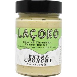 Laçoko 320 gr Deneme Serisi Çikolatalı Fıstık, Az Kavrulmuş ve Az Kavrulmuş Parçacıklı Fıstık Ezmesi