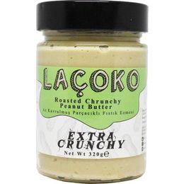 Laçoko 320 gr Deneme Serisi Çikolatalı Fıstık, Az Kavrulmuş ve Az Kavrulmuş Parçacıklı Fıstık Ezmesi