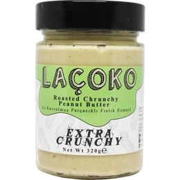 Laçoko 320 gr Deneme Serisi Çikolatalı Fıstık, Az Kavrulmuş ve Az Kavrulmuş Parçacıklı Fıstık Ezmesi