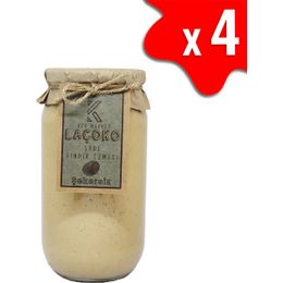 Laçoko 4 kg Şekersiz Katkısız Glutensiz Vegan Doğal Sade Fındık Ezmesi