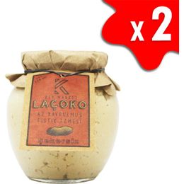 Laçoko 700 gr Şekersiz Katkısız Glutensiz Vegan Doğal Az Kavrulmuş Yer Fıstığı Ezmesi