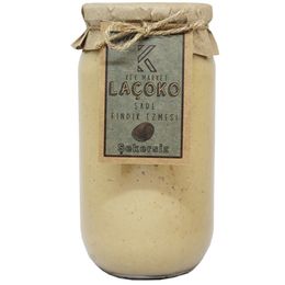 Laçoko Şekersiz Katkısız Glutensiz Vegan 1 kg Doğal Sade Fındık Ezmesi