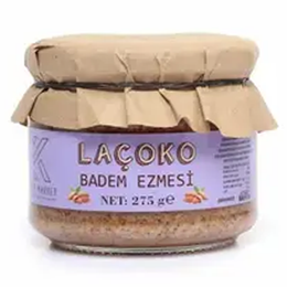 Laçoko Şekersiz Katkısız Glutensiz Vegan 275 gr Doğal Badem Ezmesi