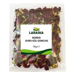 Laraska 1 kg Bordo Kuru Gül Goncası